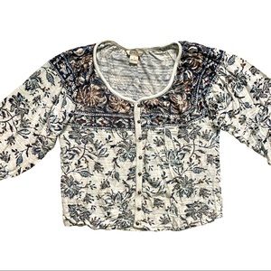 Lucky Brand Peasant Top